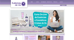 Desktop Screenshot of cristaisdeoz.com.br